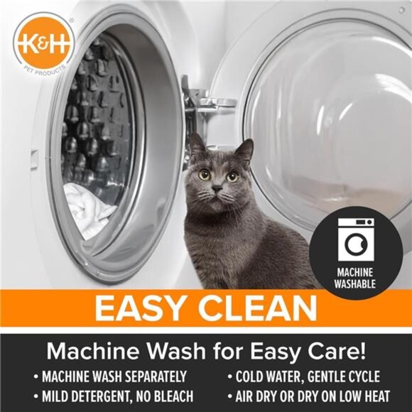 Self-Warming Cat Pad Self Heating Pad for Cat Reversible Beds Blanket 21 x 17 in - Picture 5 of 7